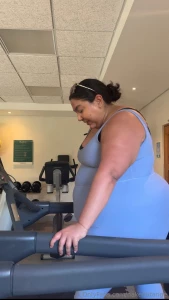 Imagine working out at the hotel gym and i waddle through the door part 4