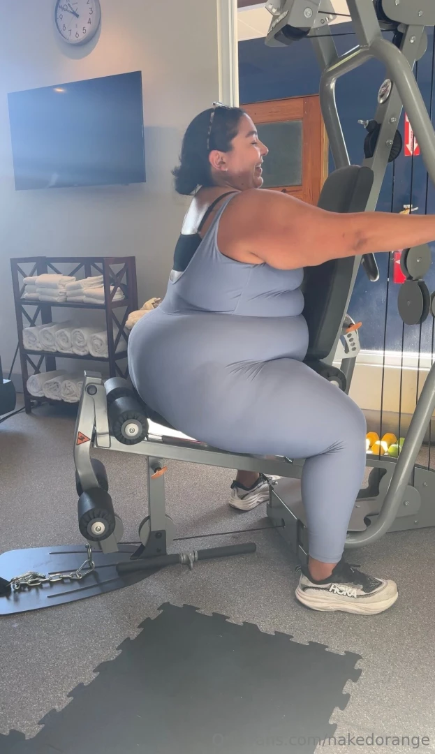 Imagine working out at the hotel gym and i waddle through the door part 3 