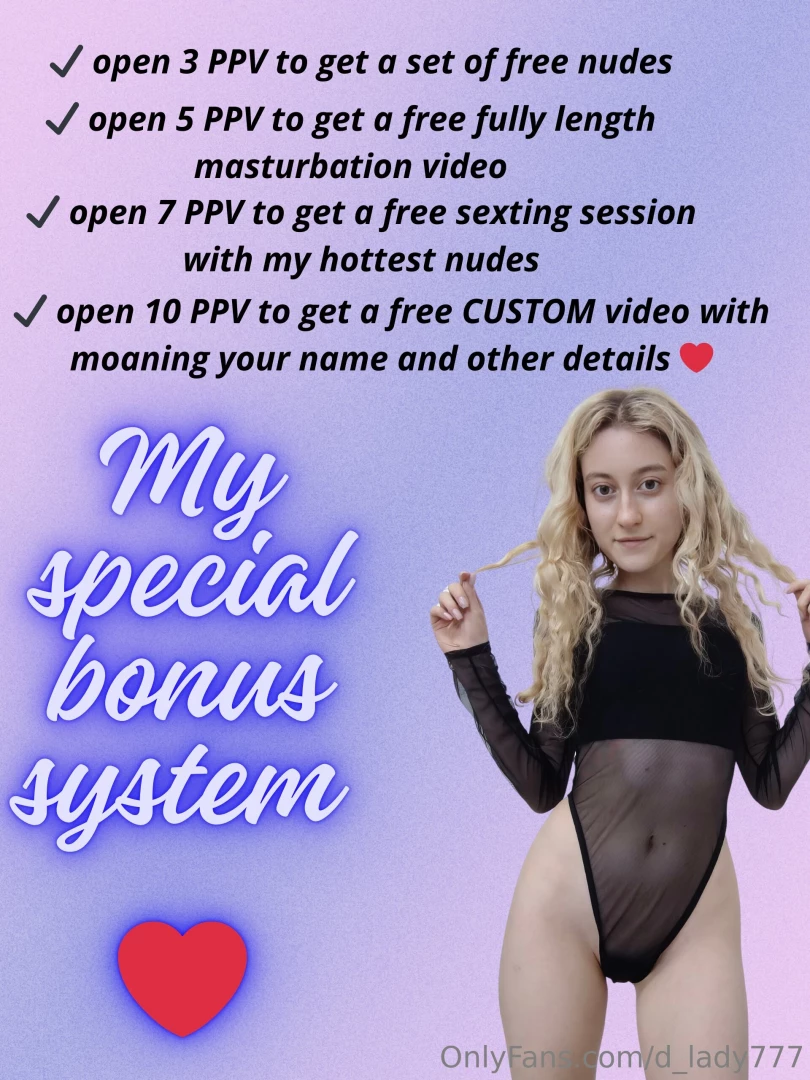 Decided to make smth special for my subsribers from today you will get 