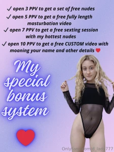 Decided to make smth special for my subsribers from today you will get