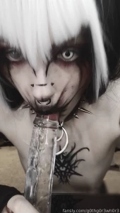 Pov i m sucking your cock lt 3 blowjob bj goth goththic gothmommy