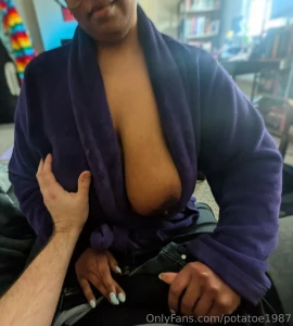 Love how her painted nails look caressing my bulge she had me leaking part 16