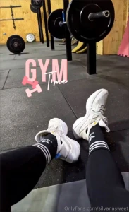 Sweating at the gym is nice but sweating on top of you would be so part 1