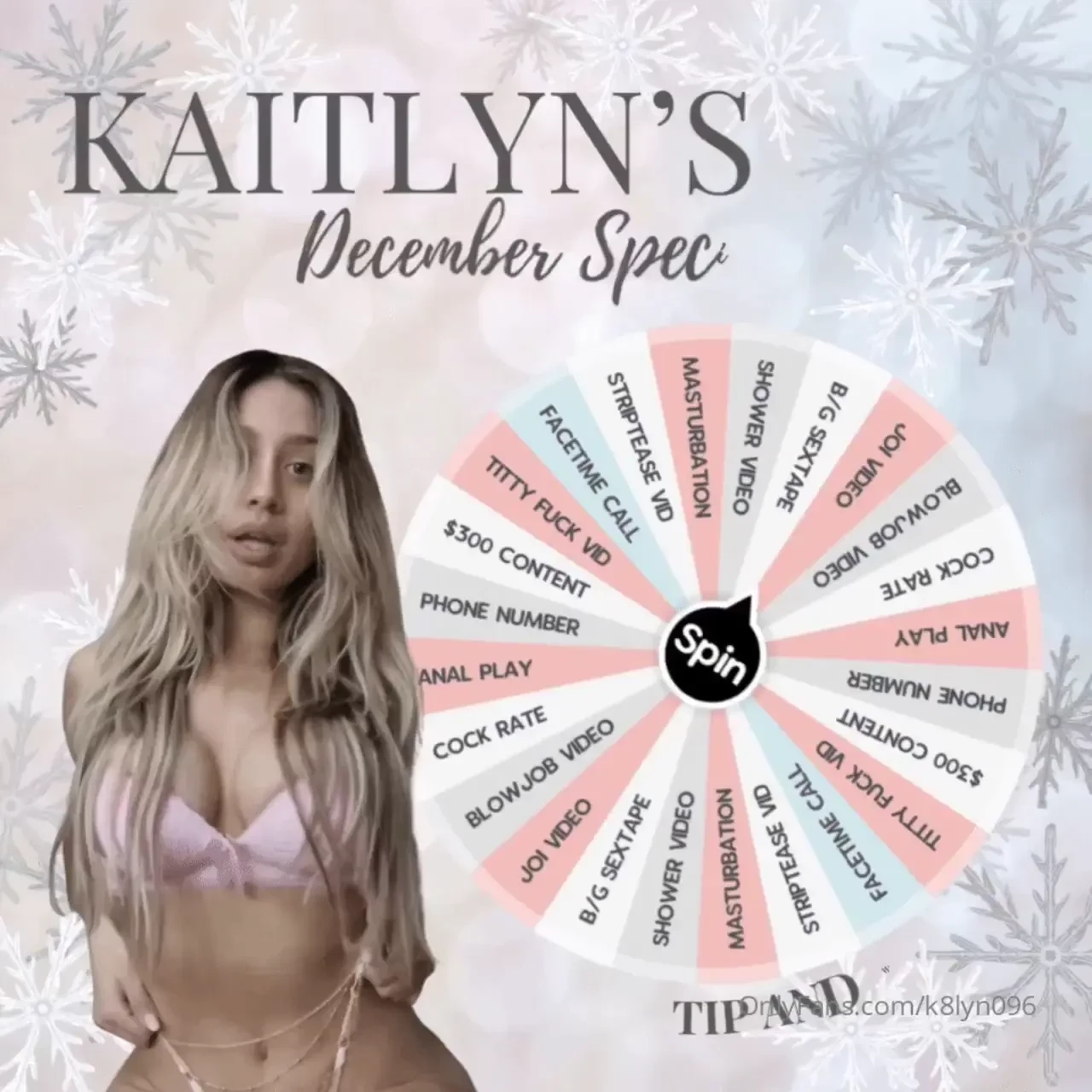 Tip and win now ready to play with me spin and enjoy 