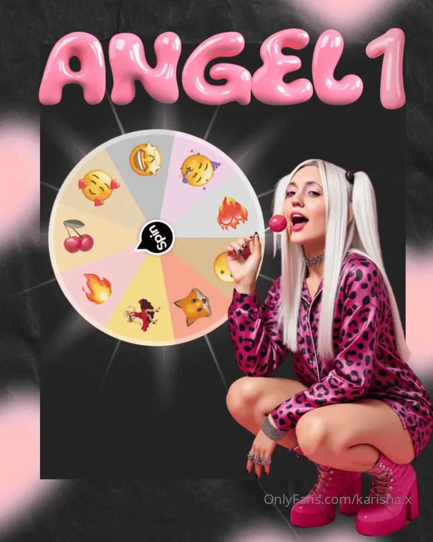 Send me angel1 and you ll unlock my new game the wheel of fortune only 