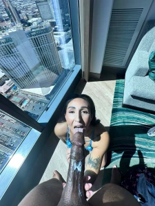 Open wide for daddy and lick the cream you put on my cock