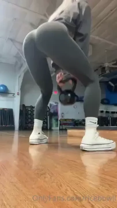 Reporting live from the gym 