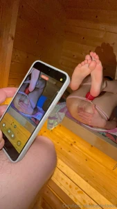 A dark night a hot sauna ambient music playing and my french neighbor part 1