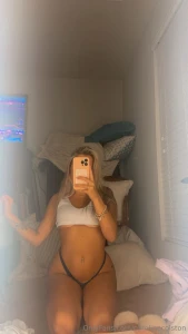 Check your messages to see me take all this off