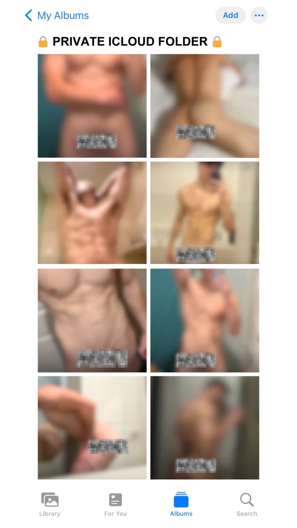 Giving you the key to my private icloud folder finally letting you in 