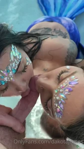 dakotajames - Ever watch two mermaids suck cock viking barbie and i love sharing and 