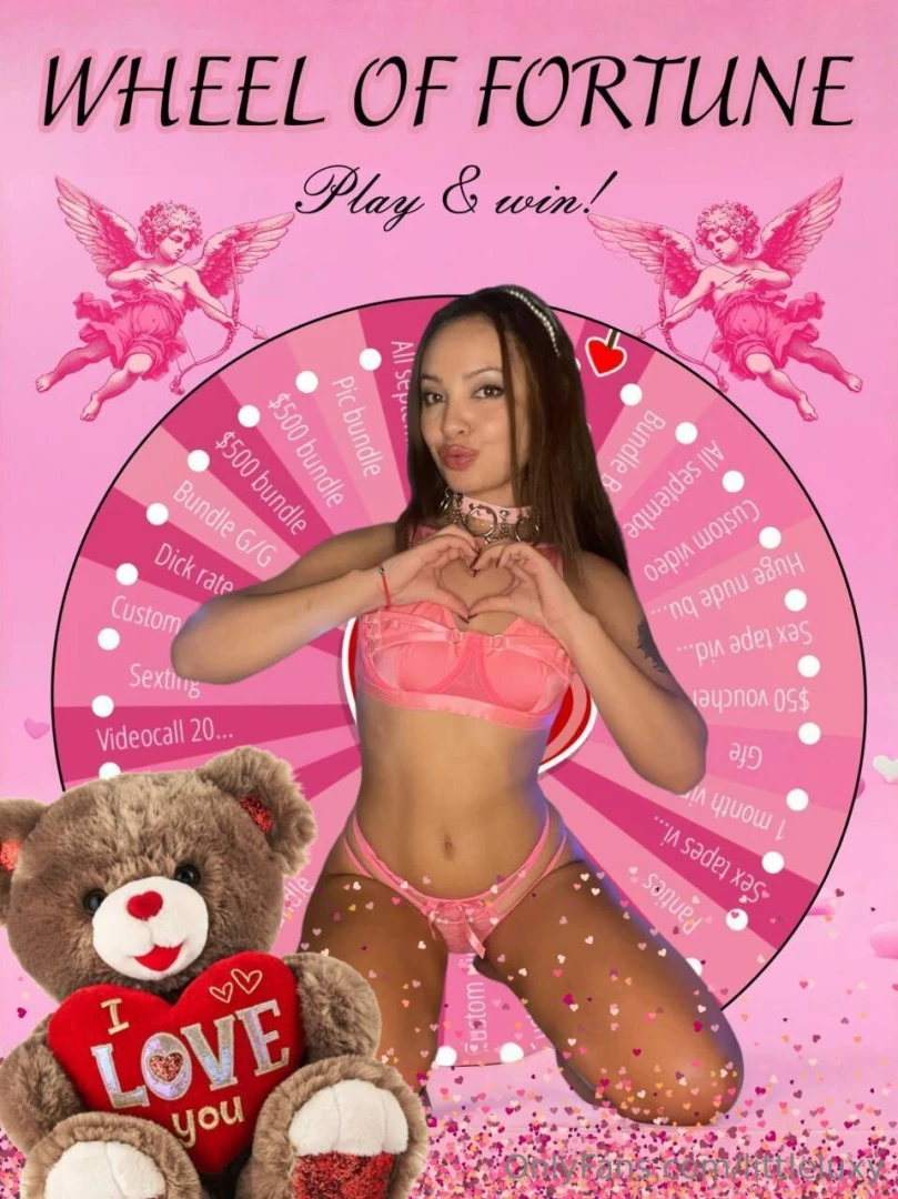 Spin amp win feeling lucky this valentine s spin my special love wheel 