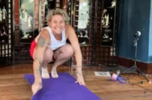 New yoga class up on youtube as well as today mastubation sesh on