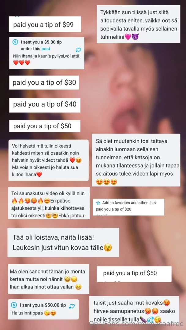 V h n tilaajien mietteit mun tilist 