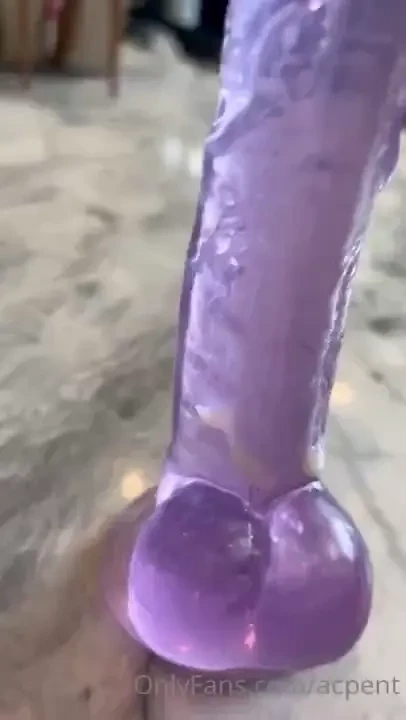 This massive dildo nearly split me in two but filling my pussy to the 