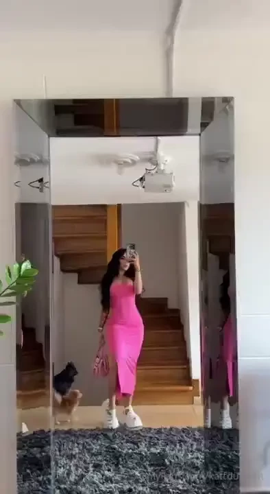 Friday with this nice and pretty pink dress 