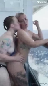 Bae-cation sex with a view the view is top notch but the sex is ever