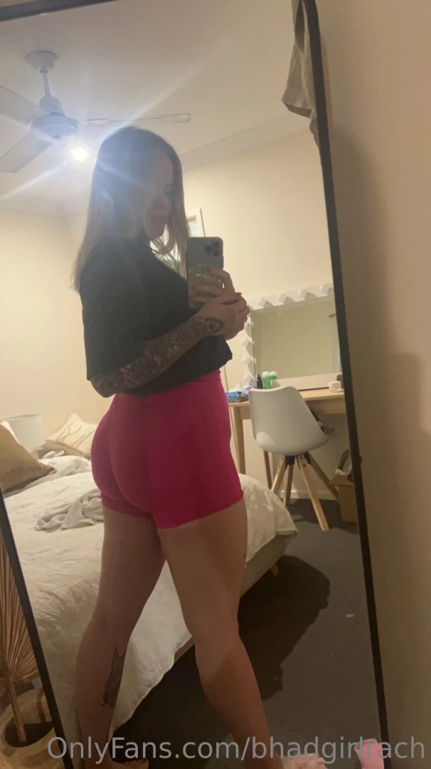 When you ve been focusing on the booty at gym 