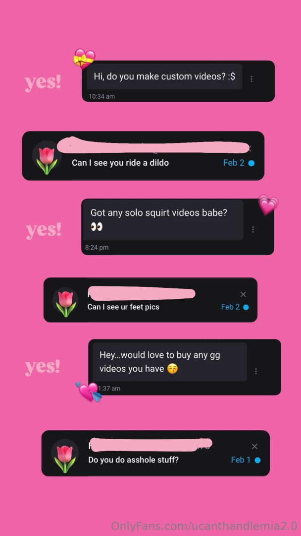 Faq all of these requests are available for free posted to the feed of 