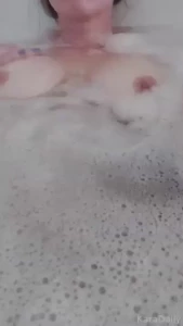 This milf loves her tub time and you can always come join me in here part 2