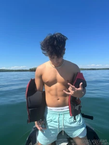 Abs-olutely irresistible in the cool blue waters premiumcruz