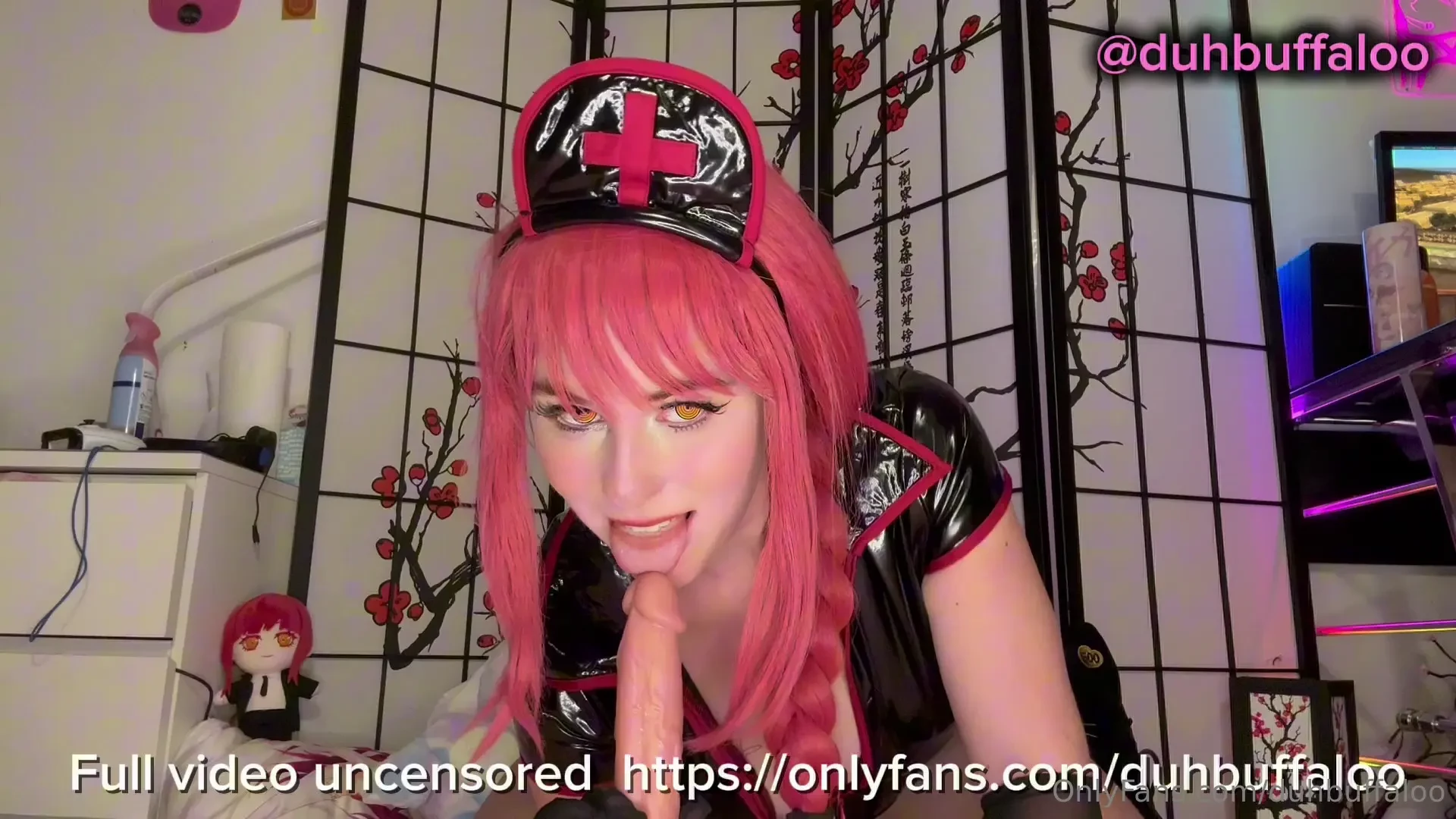 Nurse makima fuck machine video over 25minute solo this includes 