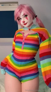 Rainbow clown girl me and my bf made a tape in this last night which i part 9