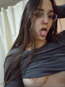 Wanna see my tits naked in close up my rounded and small nipple is