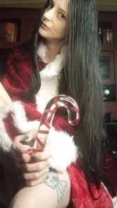 Did you see my last video in this coat and with this tasty looking toy