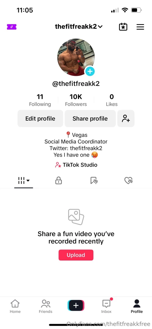 Go follow my new tik tok thefitfreakk2 