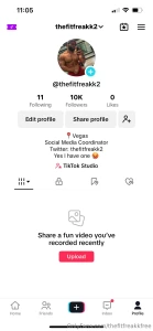 Go follow my new tik tok thefitfreakk2