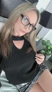 Who needs 20 20 vision when i can see you looking right up my skirt