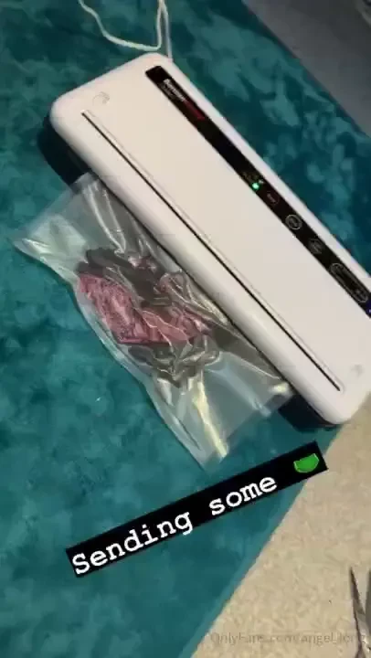 Panties being vacuum packed earlier for a very special someone if you 