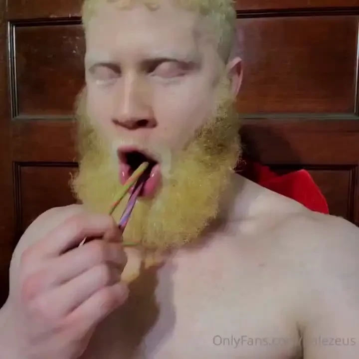 Pretending this candy is you 