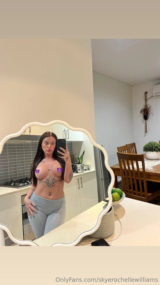Do you like my tits or ass better 