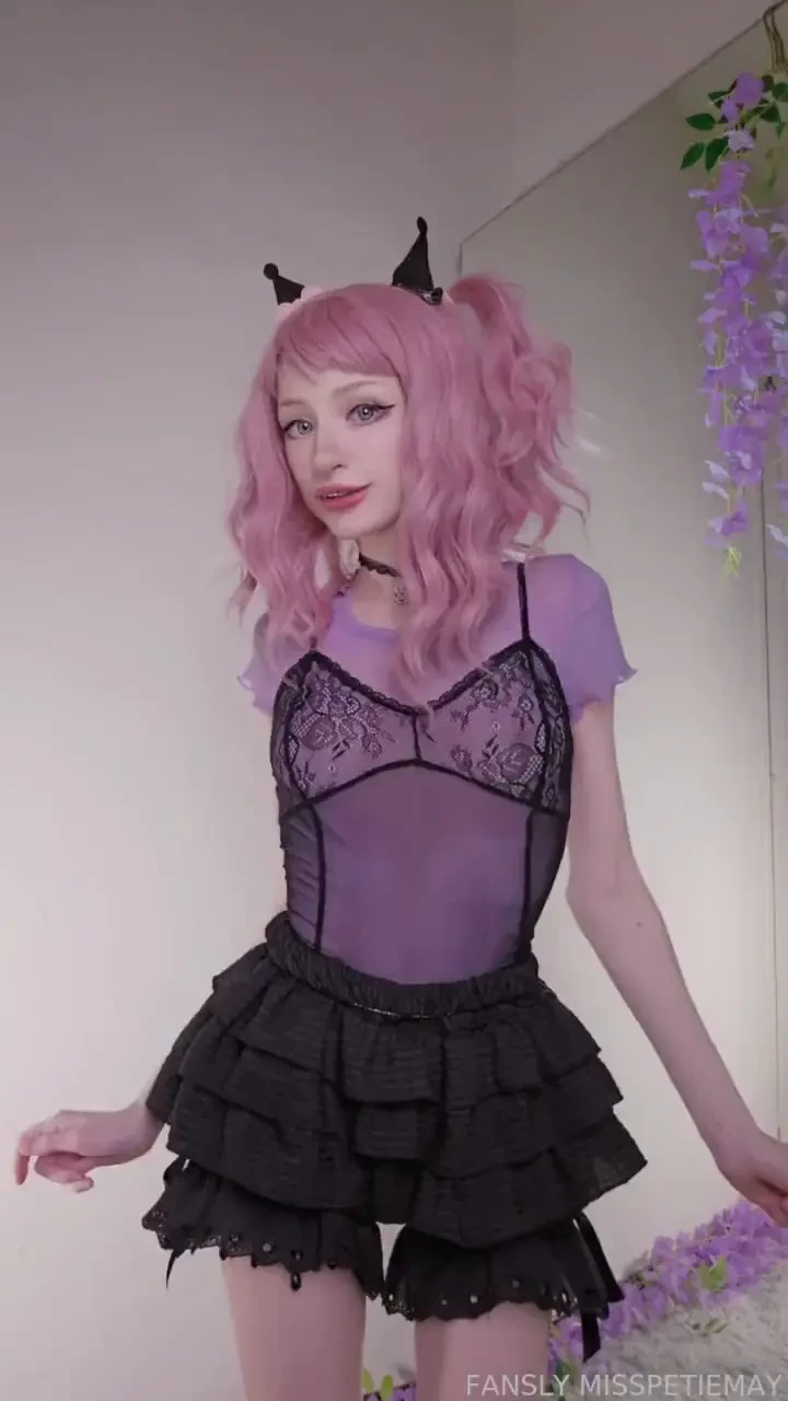 Kuromi-chan is bringing the sass and class today how do you like my 