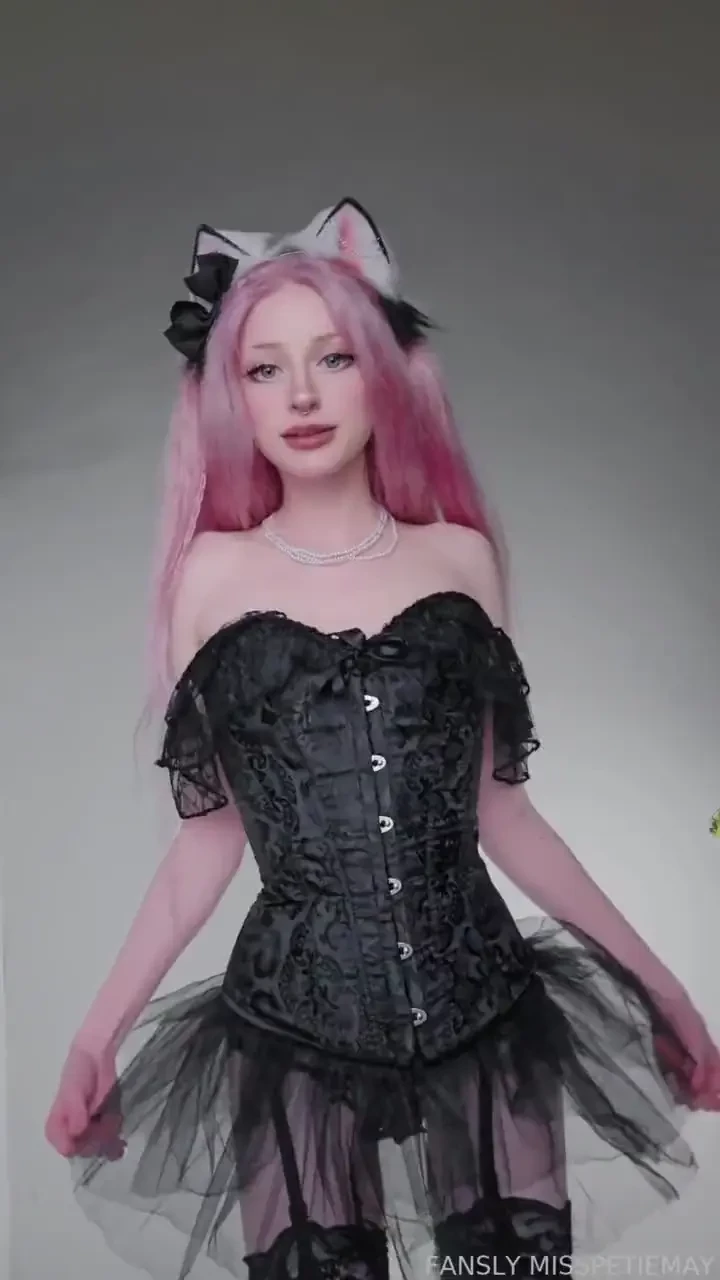 Do you like my ballet style ballet alt stockings corset egirl petite 