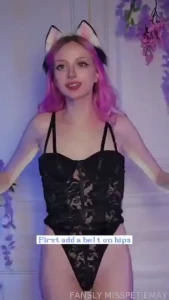 Styling black lace body rate my look 1-10 please petite ass egirl
