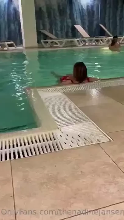 I was once swimming in the indoor pool and was secretly filmed 