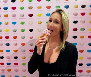 I did a lot of licking today