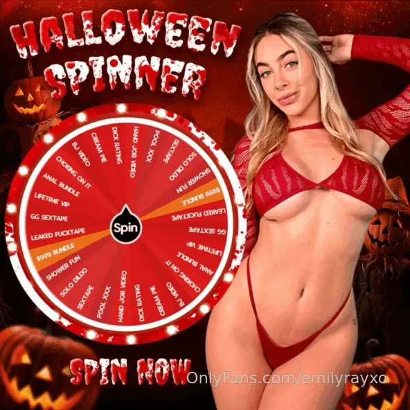 Halloween spinner your will surely drain your balls 20- 1 25 - 2 35 - 