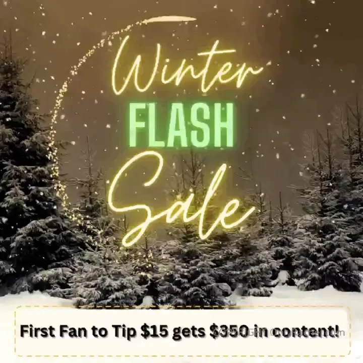 Winter flash sale first fan only tip 15 to get 350 in content 