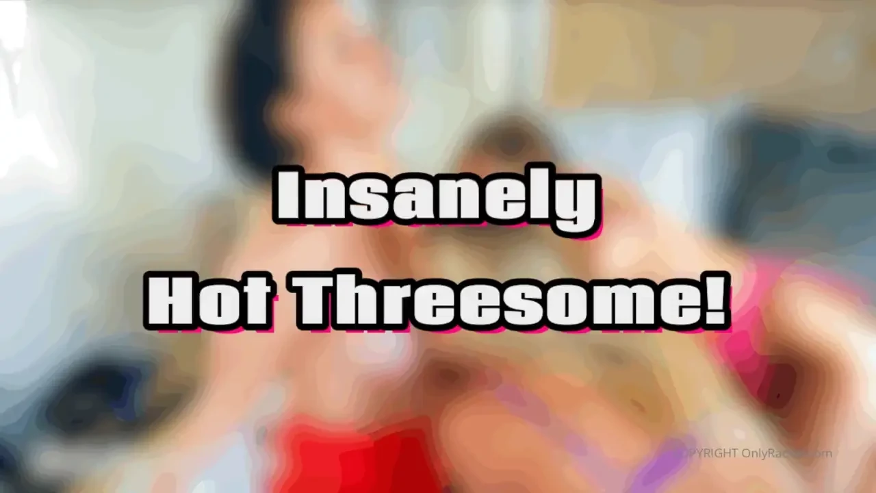 Firehot threesome my hot friends gave me an awesome present making out 