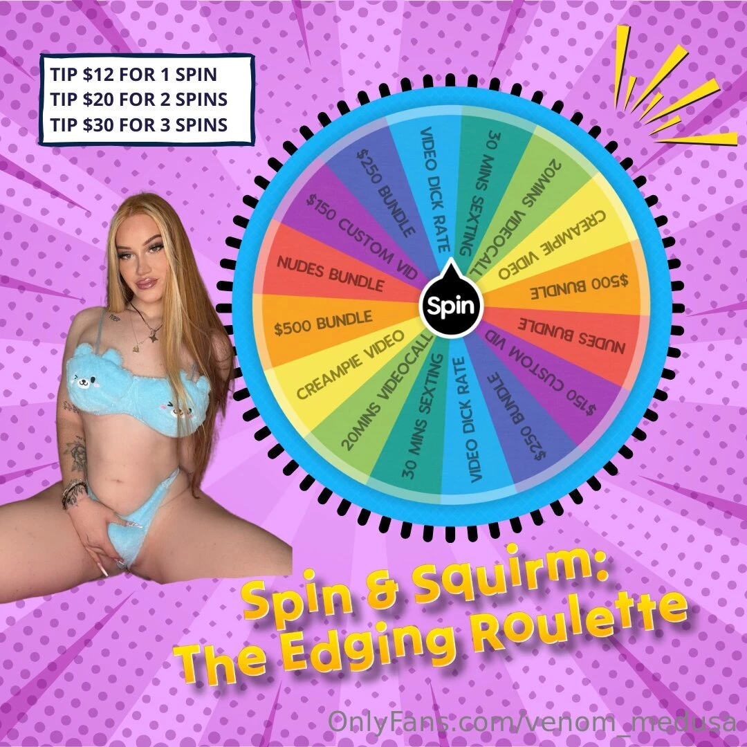 Medusa s ultimate roulette up to 500 worth prizes spin the roulette to 