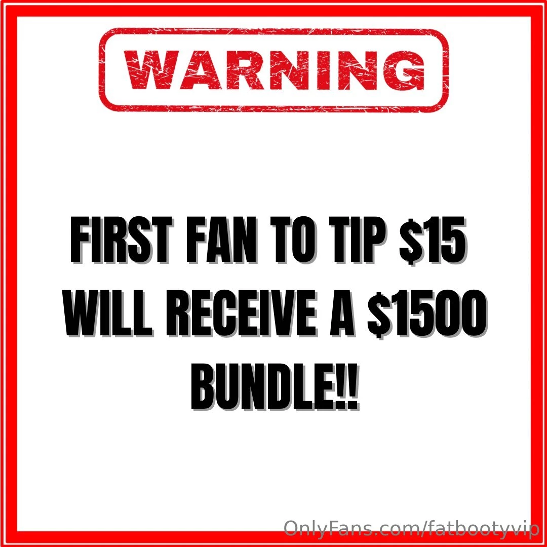 Today im going to double it first to tip gets 3000 in content 