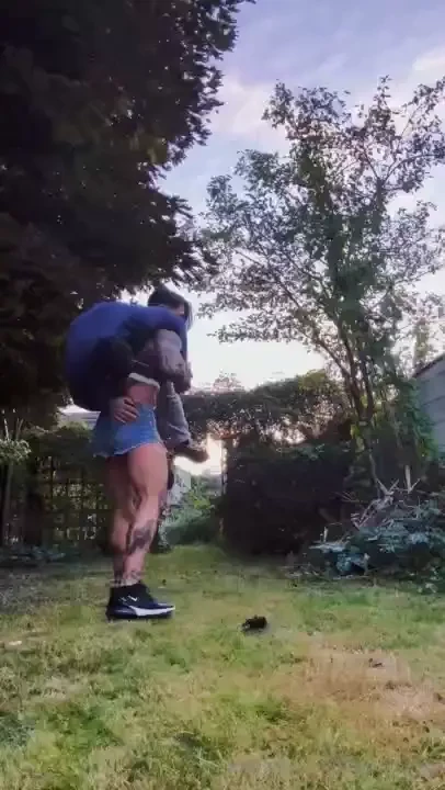 Some different content messing about in the garden she s feeling 