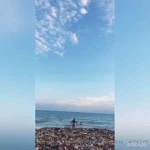 Decided to brave the freezing water in brighton yesterday evening cold
