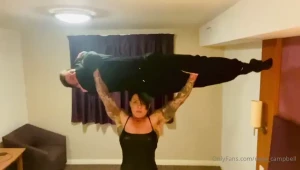 I meant to post this a couple of weeks ago did this overhead lift in a