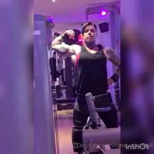 A little bit of posing in the gym