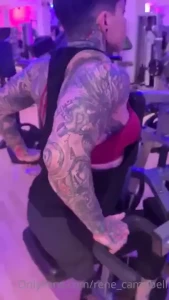 Biceps and triceps gym session from yesterday i can really feel the